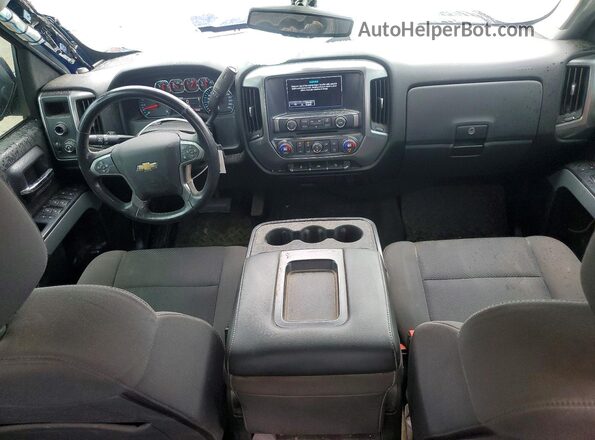 1GCVKRECXHZ228005 2017 CHEVROLET SILVERADO Синий Вид панели приборов