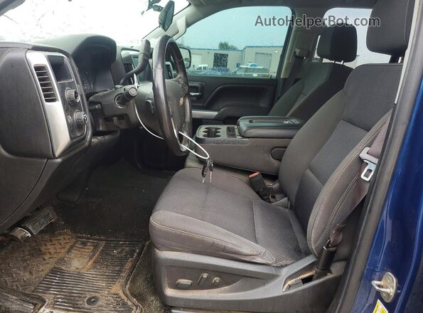 1GCVKRECXHZ228005 2017 CHEVROLET SILVERADO Синий Вид салона спереди