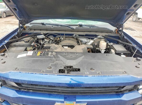 1GCVKRECXHZ228005 2017 CHEVROLET SILVERADO Синий Вид задней части салона