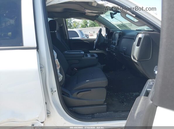 1GCVKRECXHZ306833 2017 CHEVROLET SILVERADO White Widok wnętrza z przodu