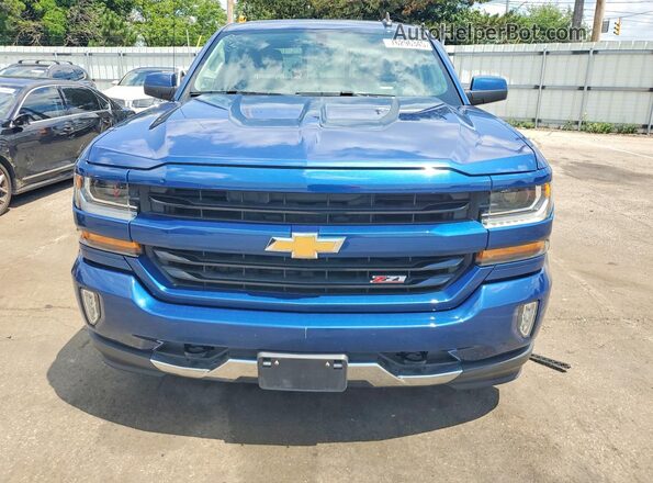 1GCVKRECXHZ365137 2017 CHEVROLET SILVERADO Blue Դիմացի տեսք