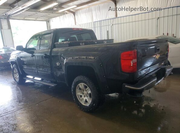 1GCVKRECXJZ181273 2018 CHEVROLET SILVERADO Black უკანა მარცხენა