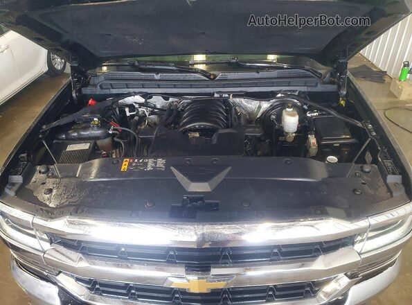 1GCVKRECXJZ181273 2018 CHEVROLET SILVERADO Black უკანა სალონის ხედი