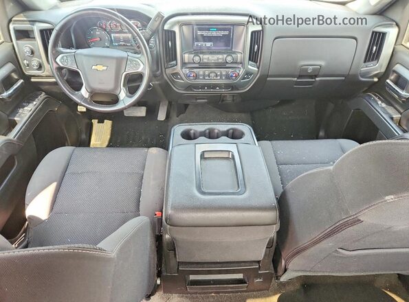 1GCVKRECXJZ198252 2018 CHEVROLET SILVERADO Black Widok deski rozdzielczej