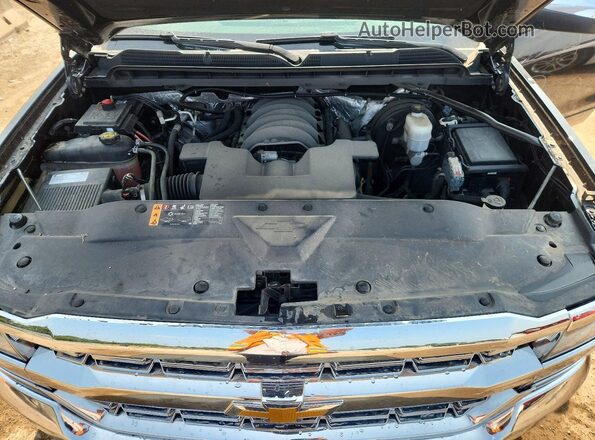 1GCVKRECXJZ198252 2018 CHEVROLET SILVERADO Black Widok wnętrza z tyłu