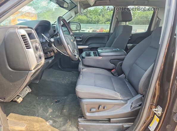 1GCVKRECXJZ198252 2018 CHEVROLET SILVERADO Black Widok wnętrza z przodu