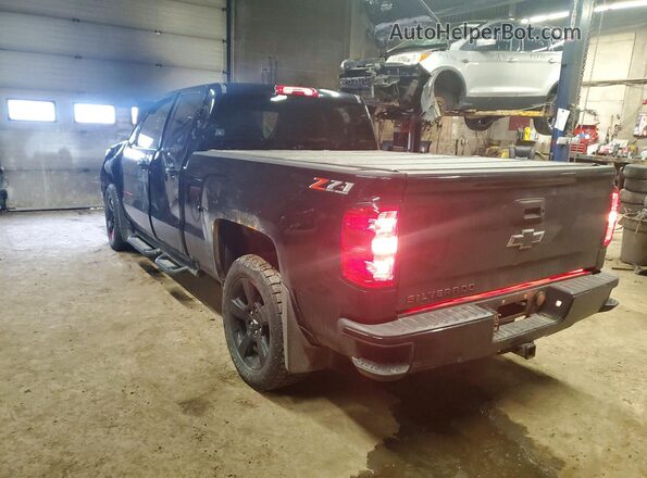 1GCVKRECXJZ236174 2018 CHEVROLET SILVERADO Black Trasero izquierdo