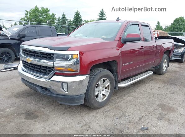 1GCVKREH1HZ189896 2017 CHEVROLET SILVERADO Burgundy წინა მარცხენა ხედი სამი მეოთხედიდან