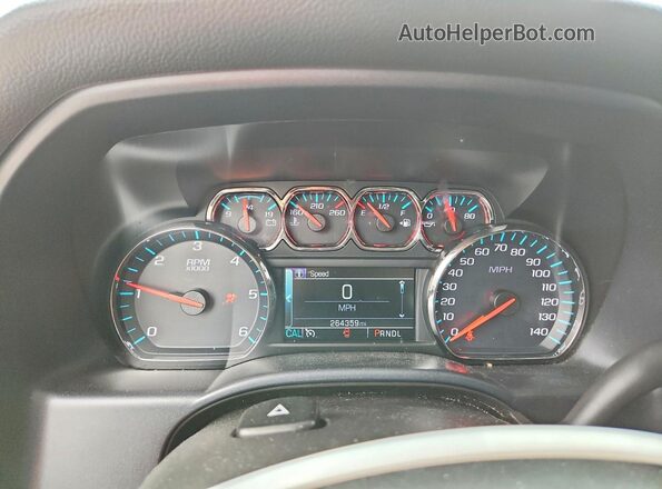 1GCVKREH1JZ203575 2018 CHEVROLET SILVERADO Черный Вид щитка приборов