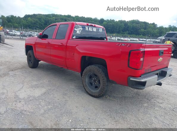 1GCVKREH3JZ320266 2018 CHEVROLET SILVERADO Red Trasero izquierdo