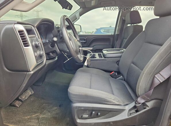 1GCVKREH6HZ142122 2017 CHEVROLET SILVERADO Black წინა სალონის ხედი