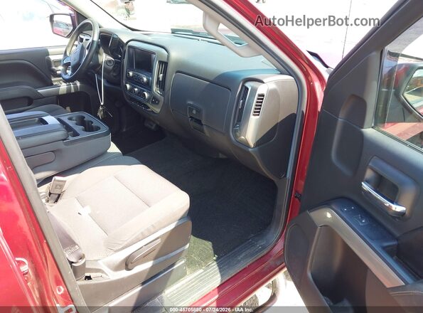 1GCVKREH8HZ156880 2017 CHEVROLET SILVERADO Красный Вид салона спереди