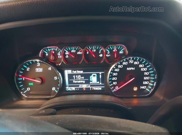 1GCVKSEC1GZ142684 2016 CHEVROLET SILVERADO Black Vista de los asientos traseros