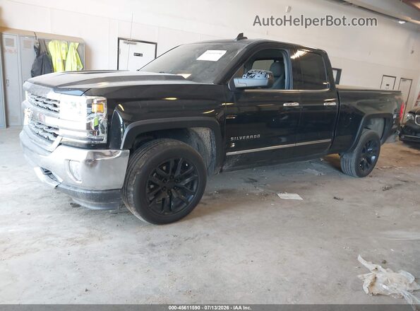 1GCVKSEC1GZ142684 2016 CHEVROLET SILVERADO Black Vista tres cuartos delantera izquierda