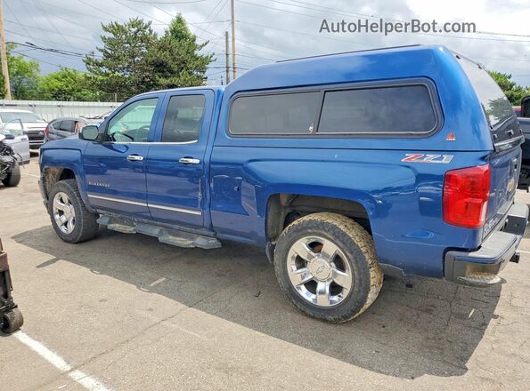 1GCVKSEC5GZ385799 2016 CHEVROLET SILVERADO Blue Trasero izquierdo