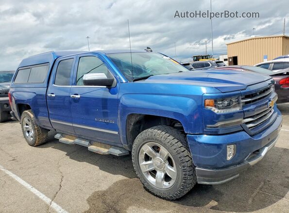 1GCVKSEC5GZ385799 2016 CHEVROLET SILVERADO Blue Delantero derecho