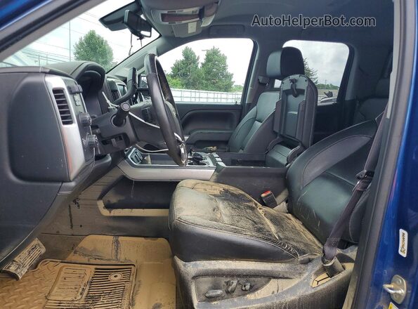 1GCVKSEC5GZ385799 2016 CHEVROLET SILVERADO Blue Vista interior delantera