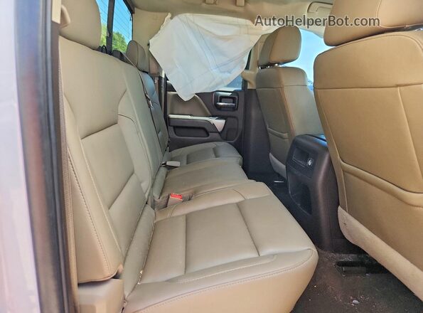 1GCVKSEC6GZ220179 2016 CHEVROLET SILVERADO White უკანა სავარძლების ხედი