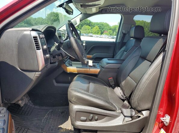 1GCVKSEJ6JZ345768 2018 CHEVROLET SILVERADO Red Front interior view