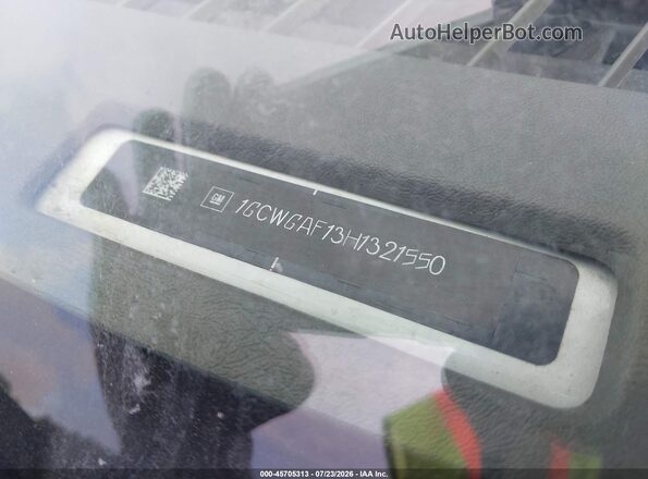 1GCWGAF13H1321550 2017 CHEVROLET EXPRESS White Widok komory silnika
