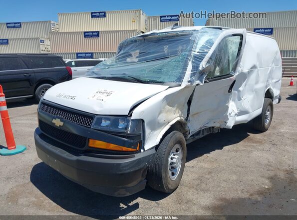 1GCWGAF7XR1187917 2024 CHEVROLET EXPRESS White Առջևի ձախ երեք քառորդ տեսարան