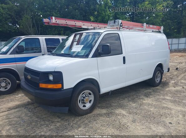 1GCWGAFF2H1116927 2017 CHEVROLET EXPRESS White Առջևի ձախ երեք քառորդ տեսարան