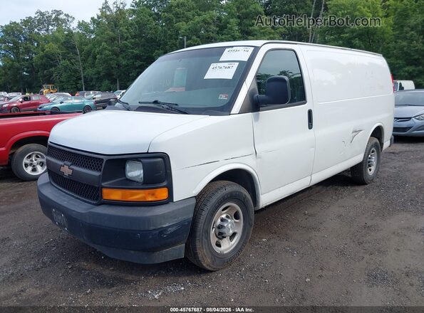 1GCWGAFF2H1133906 2017 CHEVROLET EXPRESS White Առջևի ձախ երեք քառորդ տեսարան