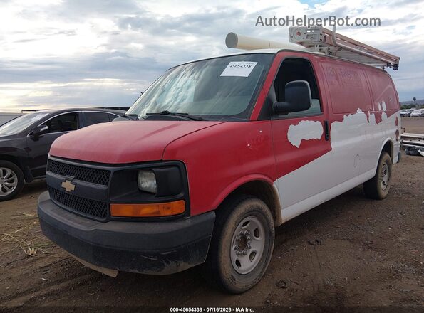 1GCWGAFF3G1298412 2016 CHEVROLET EXPRESS White Vista tres cuartos delantera izquierda