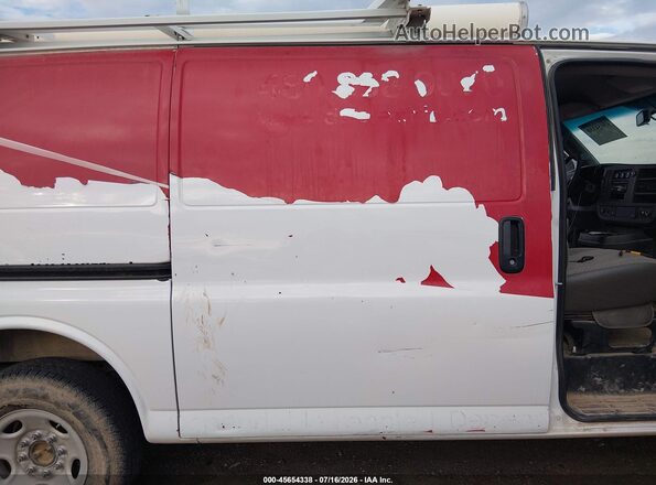 1GCWGAFF3G1298412 2016 CHEVROLET EXPRESS White Vista de la etiqueta del VIN