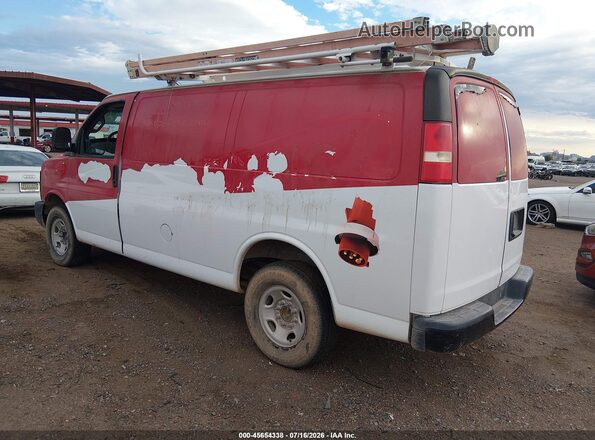 1GCWGAFF3G1298412 2016 CHEVROLET EXPRESS White Trasero izquierdo