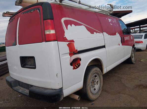1GCWGAFF3G1298412 2016 CHEVROLET EXPRESS White Trasero derecho