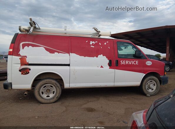 1GCWGAFF3G1298412 2016 CHEVROLET EXPRESS White Vista interior trasera