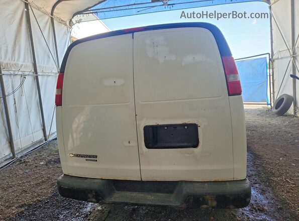 1GCWGAFF4G1150186 2016 CHEVROLET EXPRESS White Հետևի տեսք