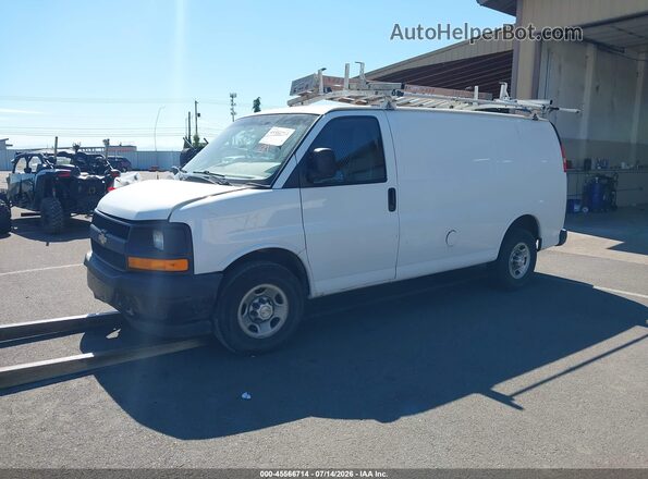 1GCWGAFF4H1100213 2017 CHEVROLET EXPRESS Белый Передняя левая четверть