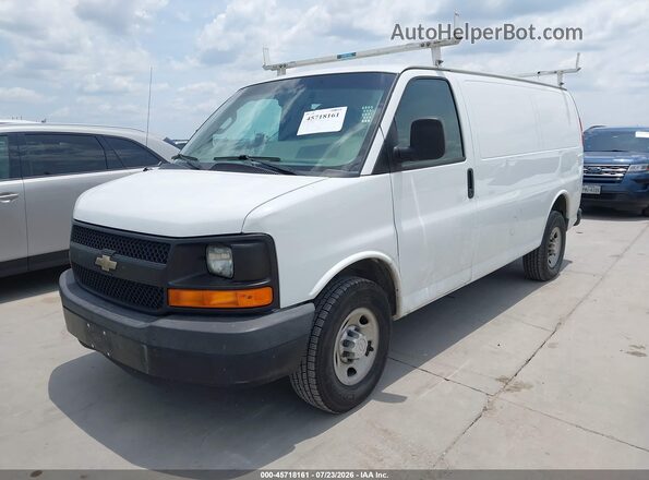 1GCWGAFF8G1166505 2016 CHEVROLET EXPRESS White Vista tres cuartos delantera izquierda