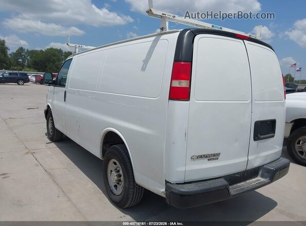 1GCWGAFF8G1166505 2016 CHEVROLET EXPRESS White Trasero izquierdo