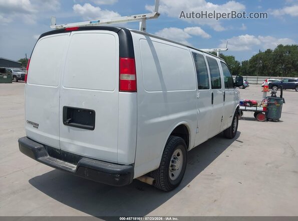 1GCWGAFF8G1166505 2016 CHEVROLET EXPRESS White Trasero derecho