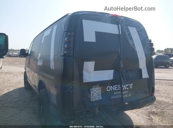 1GCWGAFF8H1128631 2017 CHEVROLET EXPRESS Black Tył lewy