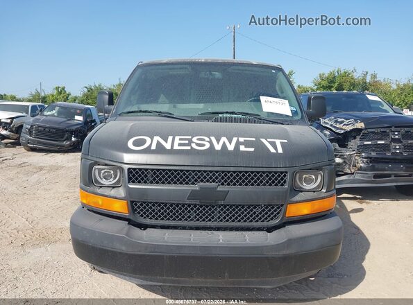 1GCWGAFF8H1128631 2017 CHEVROLET EXPRESS Black Widok zestawu wskaźników