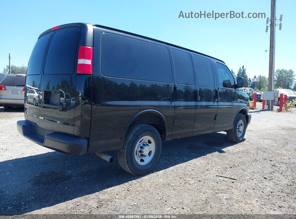 1GCWGAFG5J1289534 2018 CHEVROLET EXPRESS Black უკანა მარჯვენა