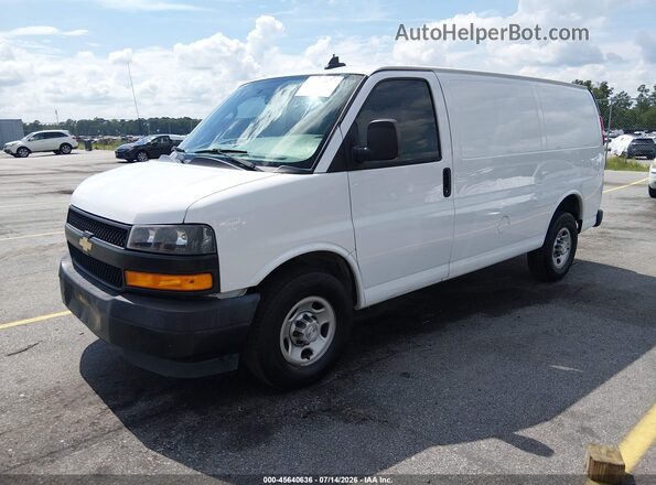 1GCWGAFG5K1234017 2019 CHEVROLET EXPRESS Белый Передняя левая четверть