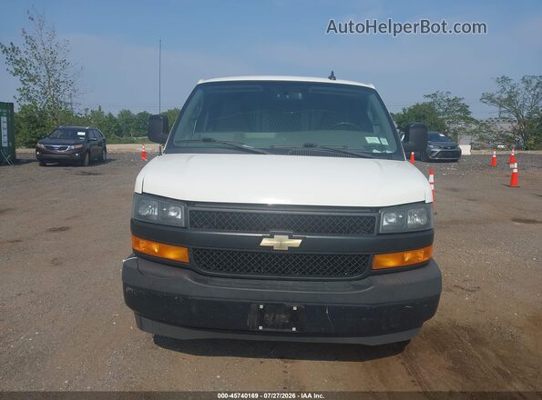 1GCWGAFG6K1339309 2019 CHEVROLET EXPRESS White Vista del cuadro de instrumentos