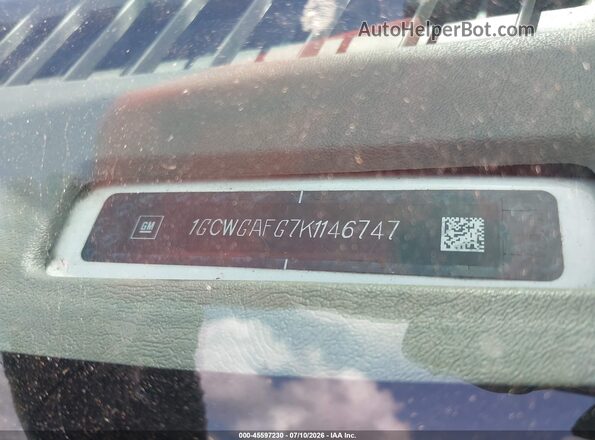 1GCWGAFG7K1146747 2019 CHEVROLET EXPRESS White Widok komory silnika
