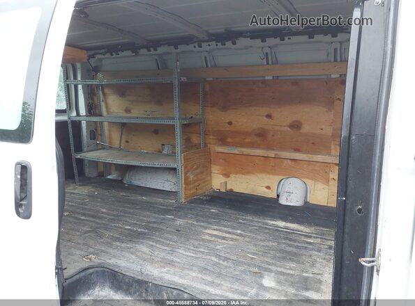1GCWGAFG8J1906232 2018 CHEVROLET EXPRESS White VIN კოდის სტიკერის ხედი