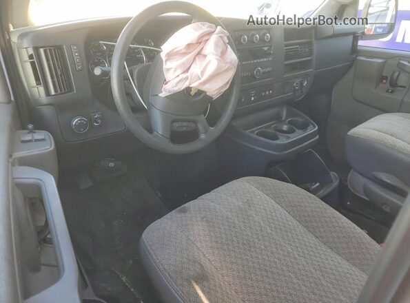 1GCWGAFP0P1209551 2023 CHEVROLET EXPRESS White წინა პანელის ხედი