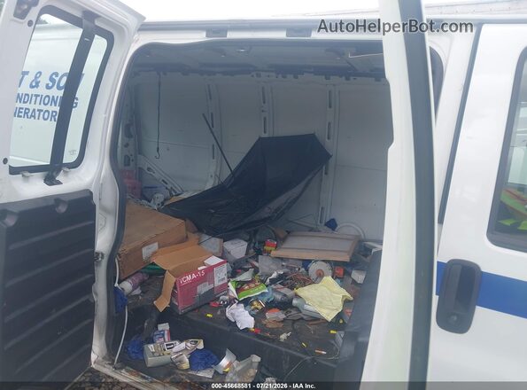 1GCWGAFP0P1232117 2023 CHEVROLET EXPRESS White Vista de la etiqueta del VIN
