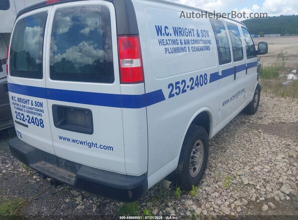 1GCWGAFP0P1232117 2023 CHEVROLET EXPRESS White Trasero derecho