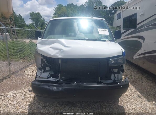 1GCWGAFP0P1232117 2023 CHEVROLET EXPRESS White Vista del cuadro de instrumentos