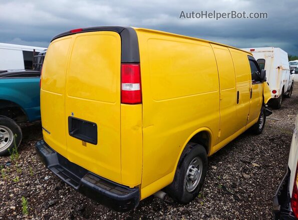 1GCWGAFP1K1158361 2019 CHEVROLET EXPRESS Yellow Հետևի աջ