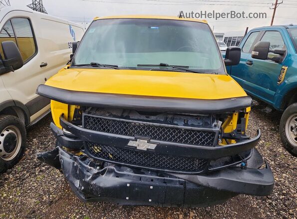 1GCWGAFP1K1158361 2019 CHEVROLET EXPRESS Yellow Դիմացի տեսք